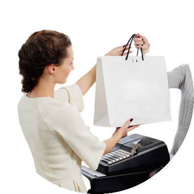 Cliente usando sistema Blu Automação